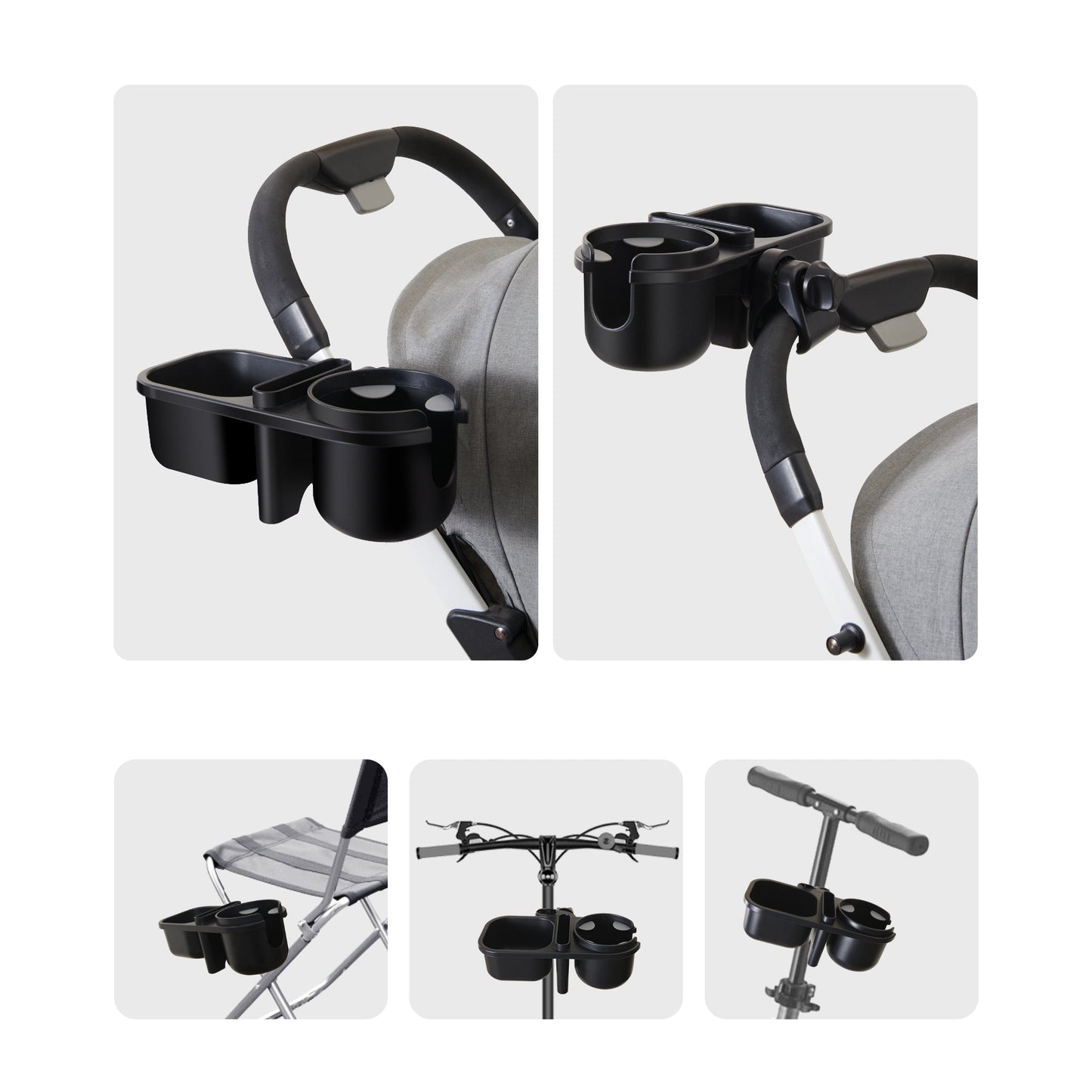 3-in-1 Stroller Cup Holder