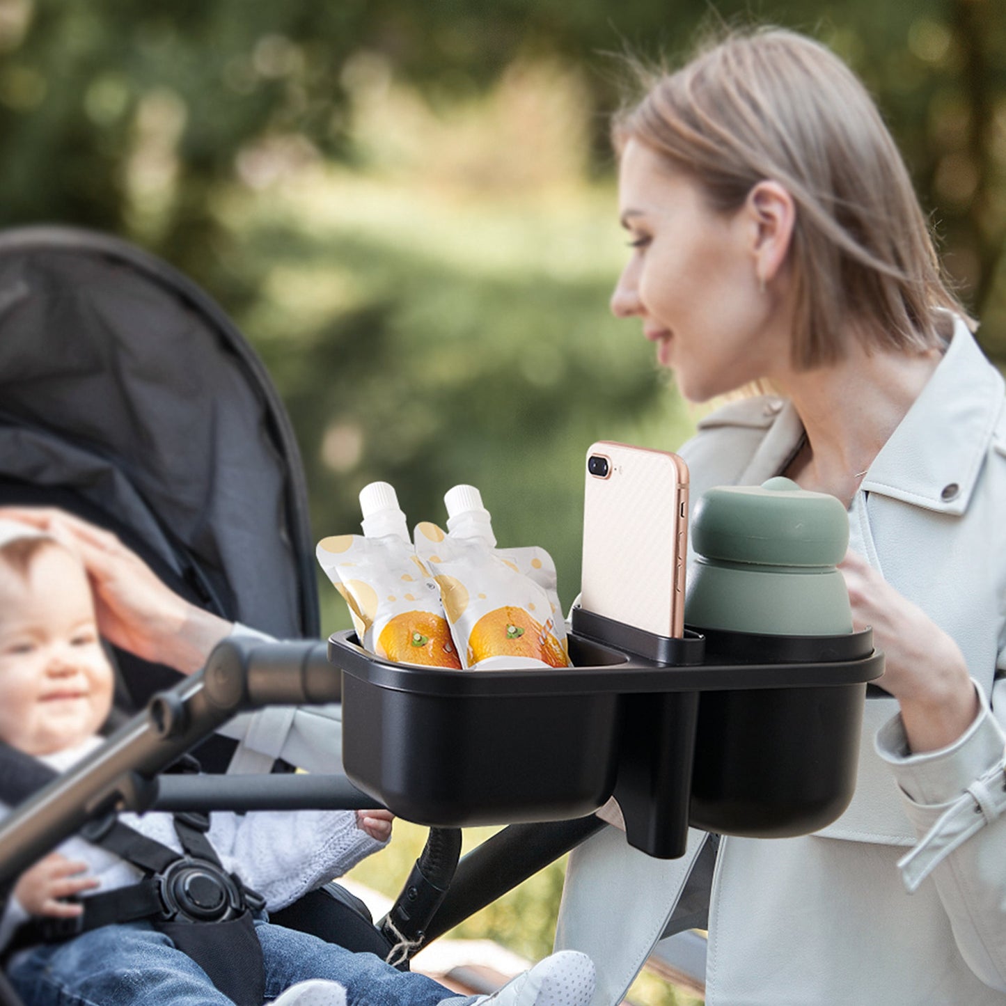 3-in-1 Stroller Cup Holder